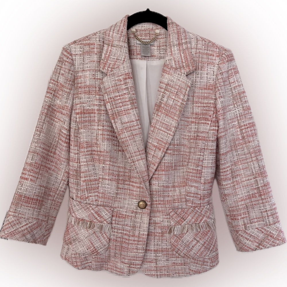 Cache Twill Blazer Size 4 - image 2